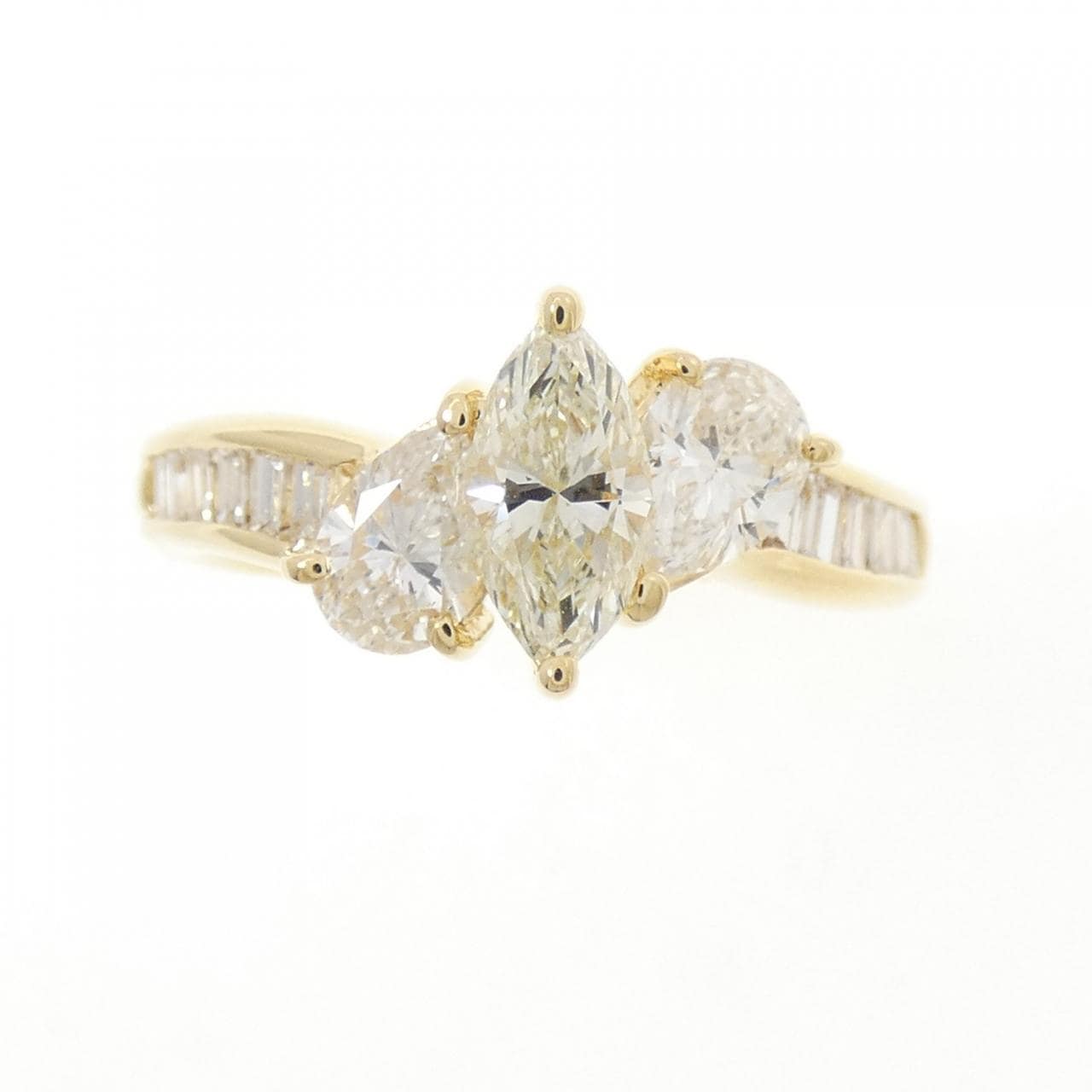 K18YG ダイヤモンド リング 0.462CT