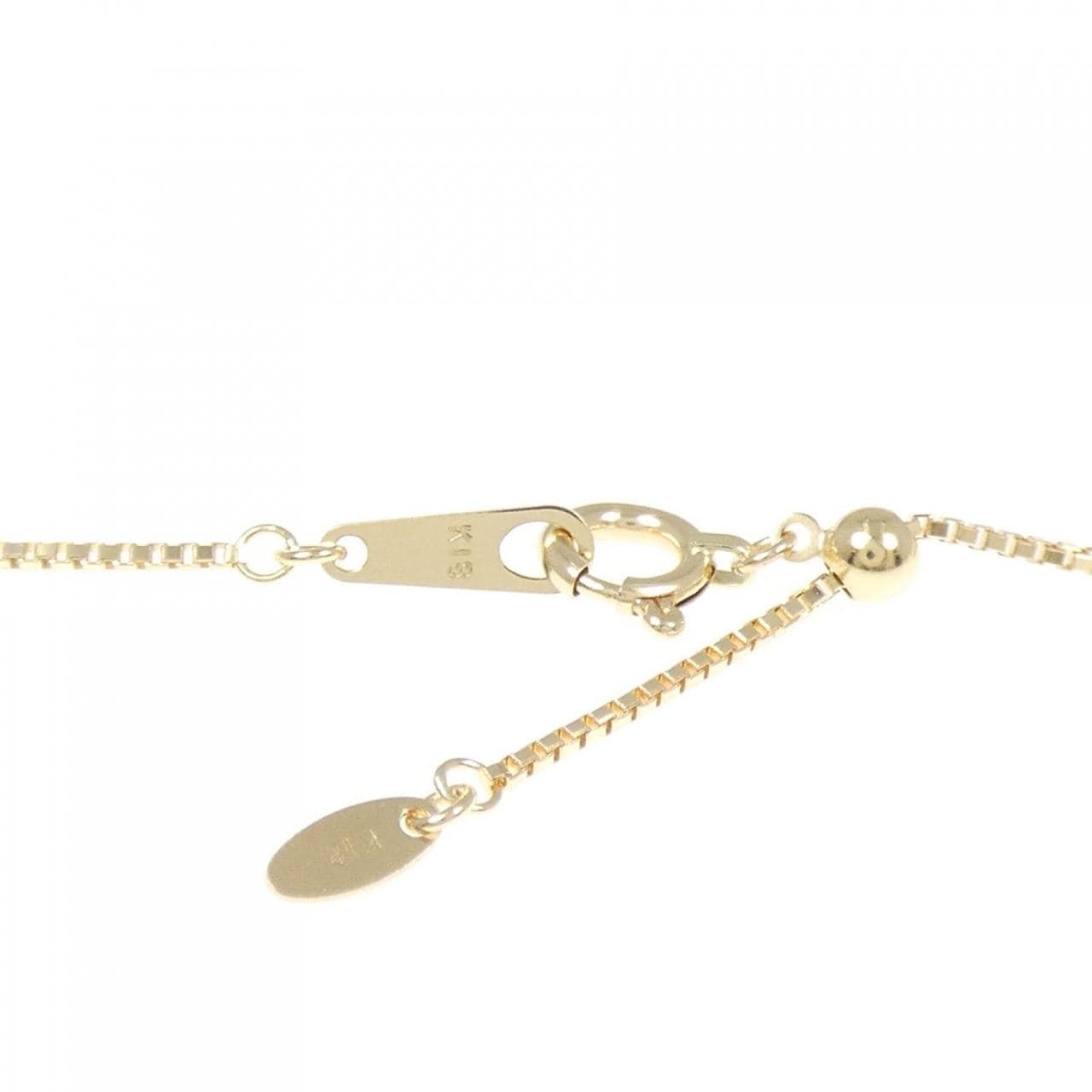 K18YG ダイヤモンド ネックレス 0.12CT