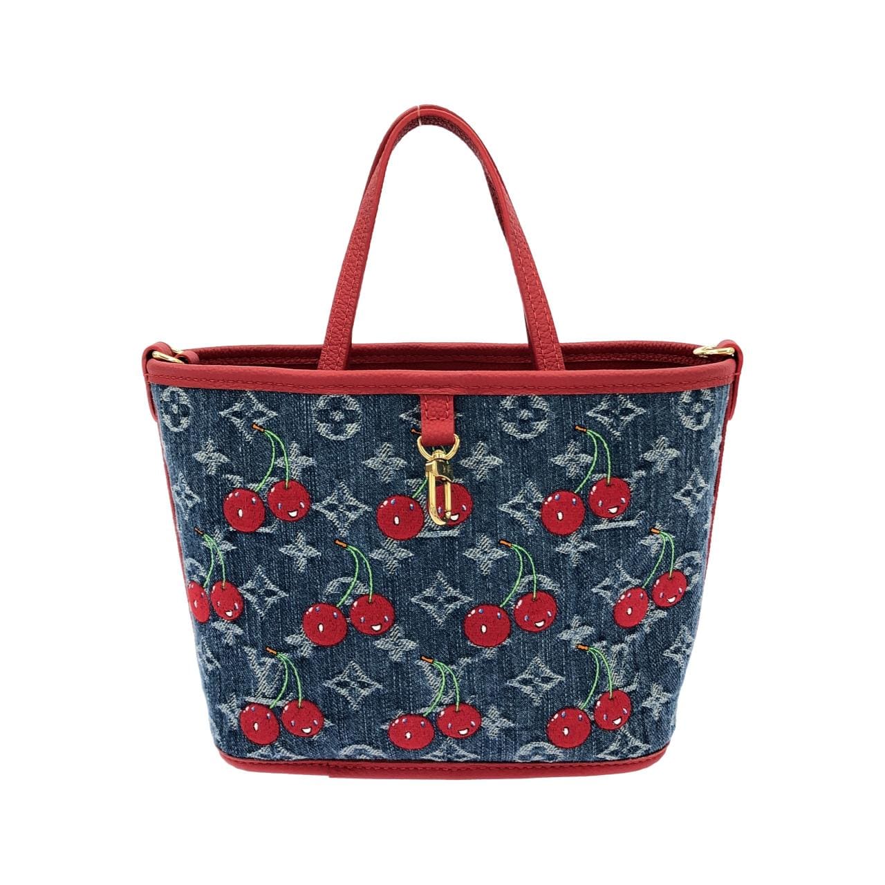 ルイヴィトン モノグラム チェリー デニム(LV X TM) ネヴァーフル インサイドアウトBB M14997 バッグ