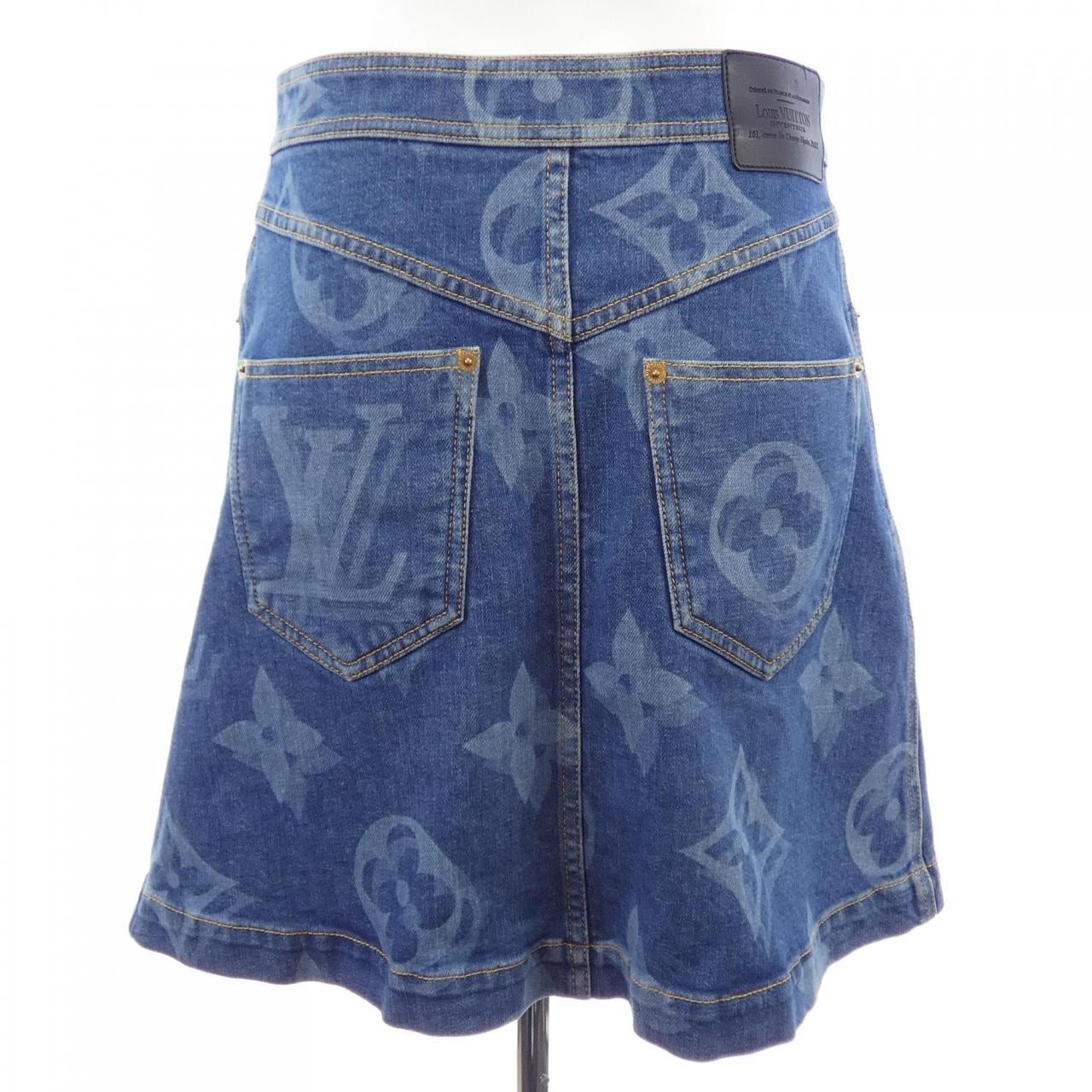ルイヴィトン LOUIS VUITTON ジャイアントモノグラム FKSK07ZPY スカート