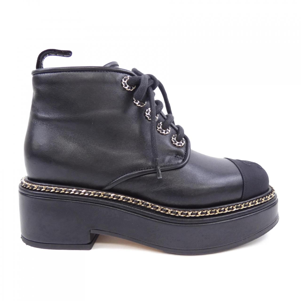 シャネル CHANEL レースアップ G35367Y50387 ブーツ