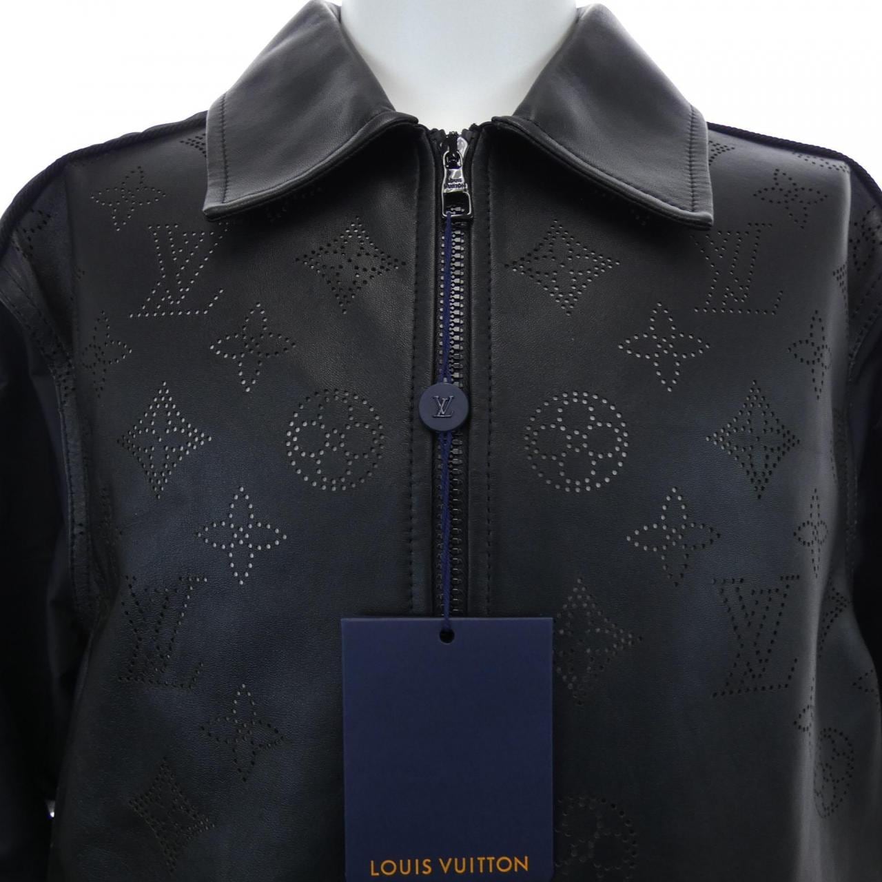ルイヴィトン LOUIS VUITTON パーフォレーテッドミックスレザーブルゾン HPL02WTV8 レザージャケット