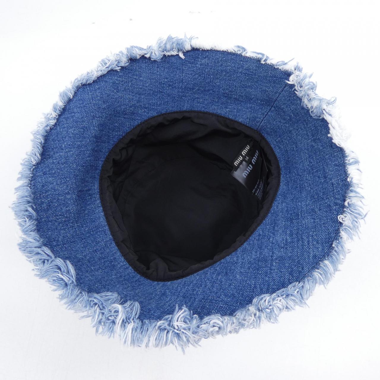 ミュウミュウ MIU MIU 5HC196 2CL4 ハット