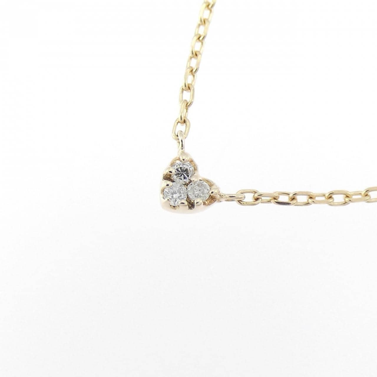 アガット ダイヤモンド ネックレス 0.02CT