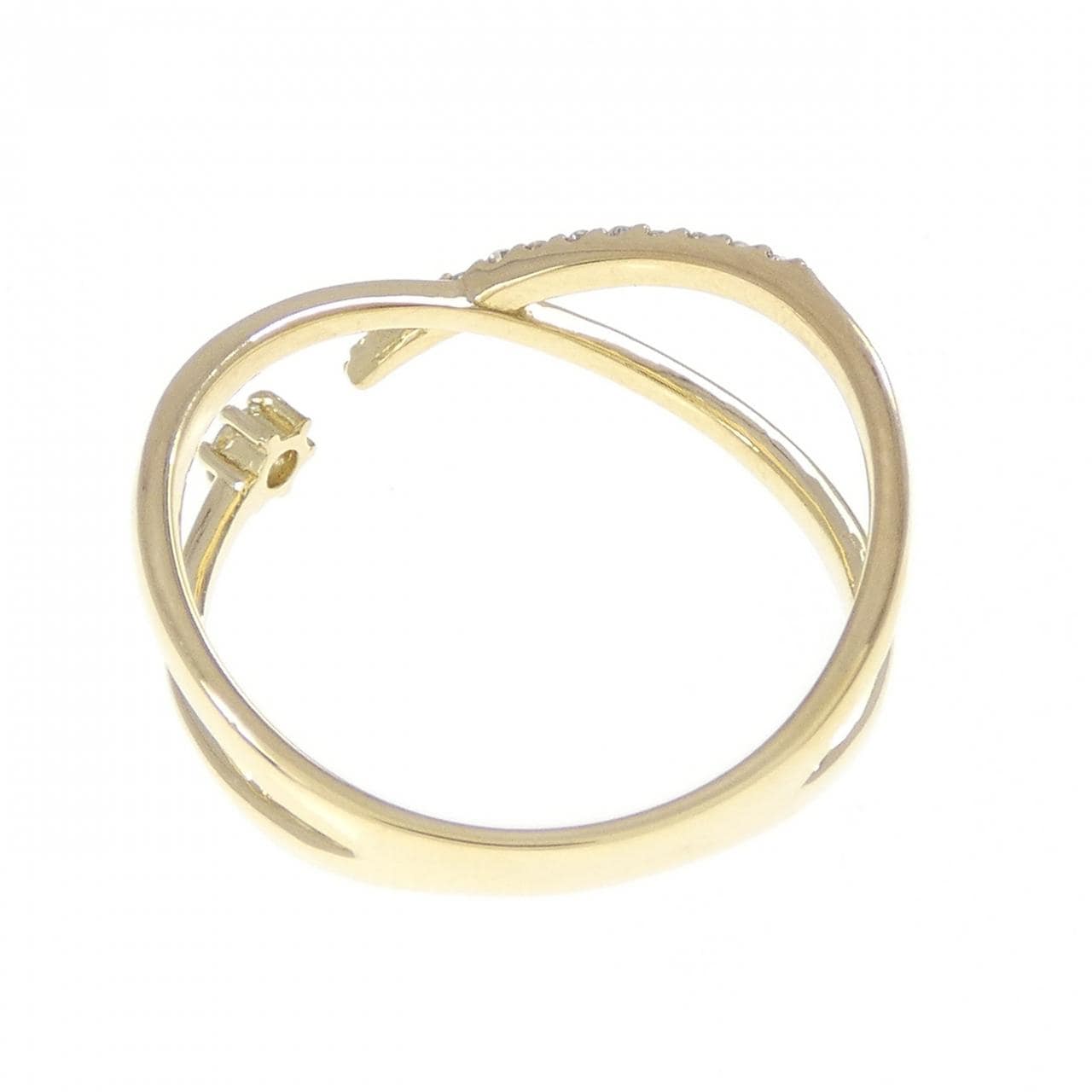 K18YG ダイヤモンド リング 0.05CT