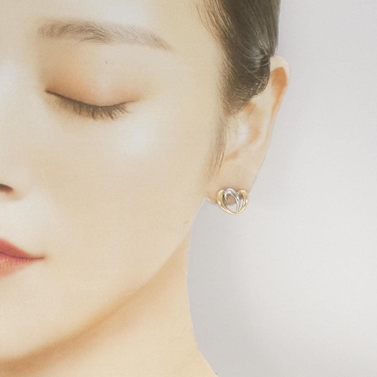 K18YG/K18WG ピアス