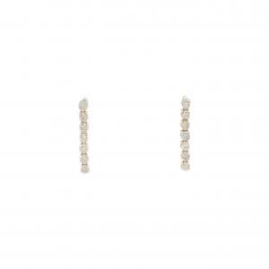 【新品】K18PG ダイヤモンド ピアス 0.20CT