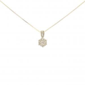 K18YG ダイヤモンド ネックレス 0.34CT
