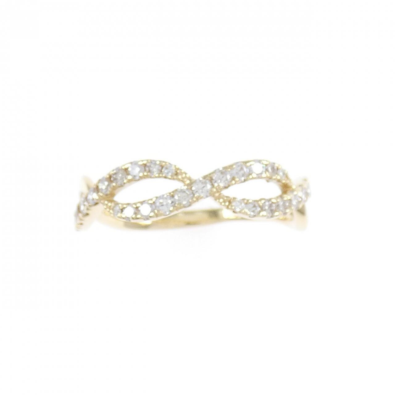 【新品】K18YG ダイヤモンド リング 0.35CT