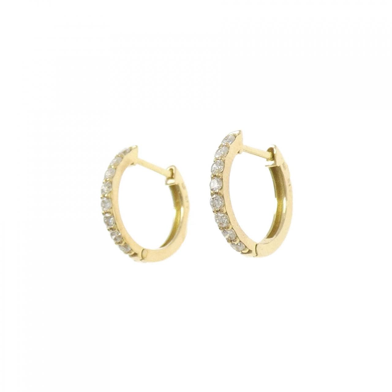 【リメイク】K18YG ダイヤモンド ピアス 0.20CT