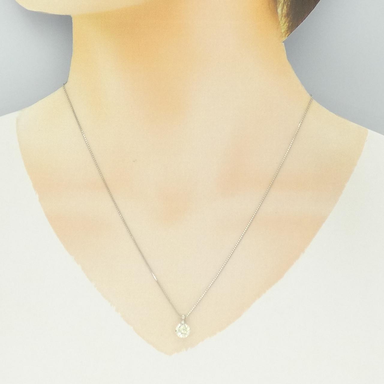 PT900/PT850 ダイヤモンド ネックレス 1.128CT