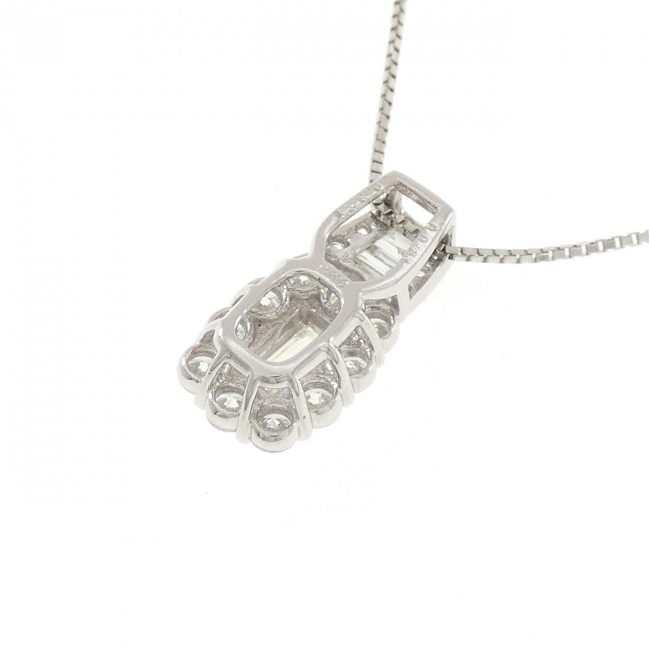 PT900/PT850 ダイヤモンド ネックレス 0.321CT K VS2 ファンシーカット