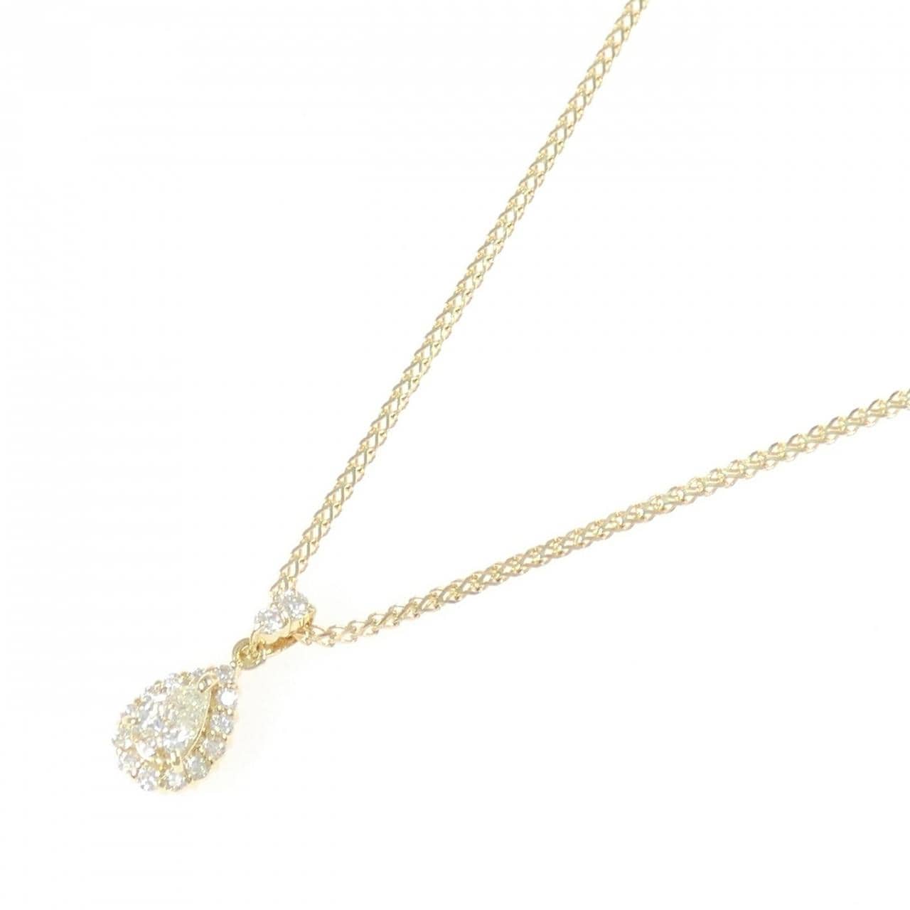 K18YG ダイヤモンド ネックレス 0.30CT