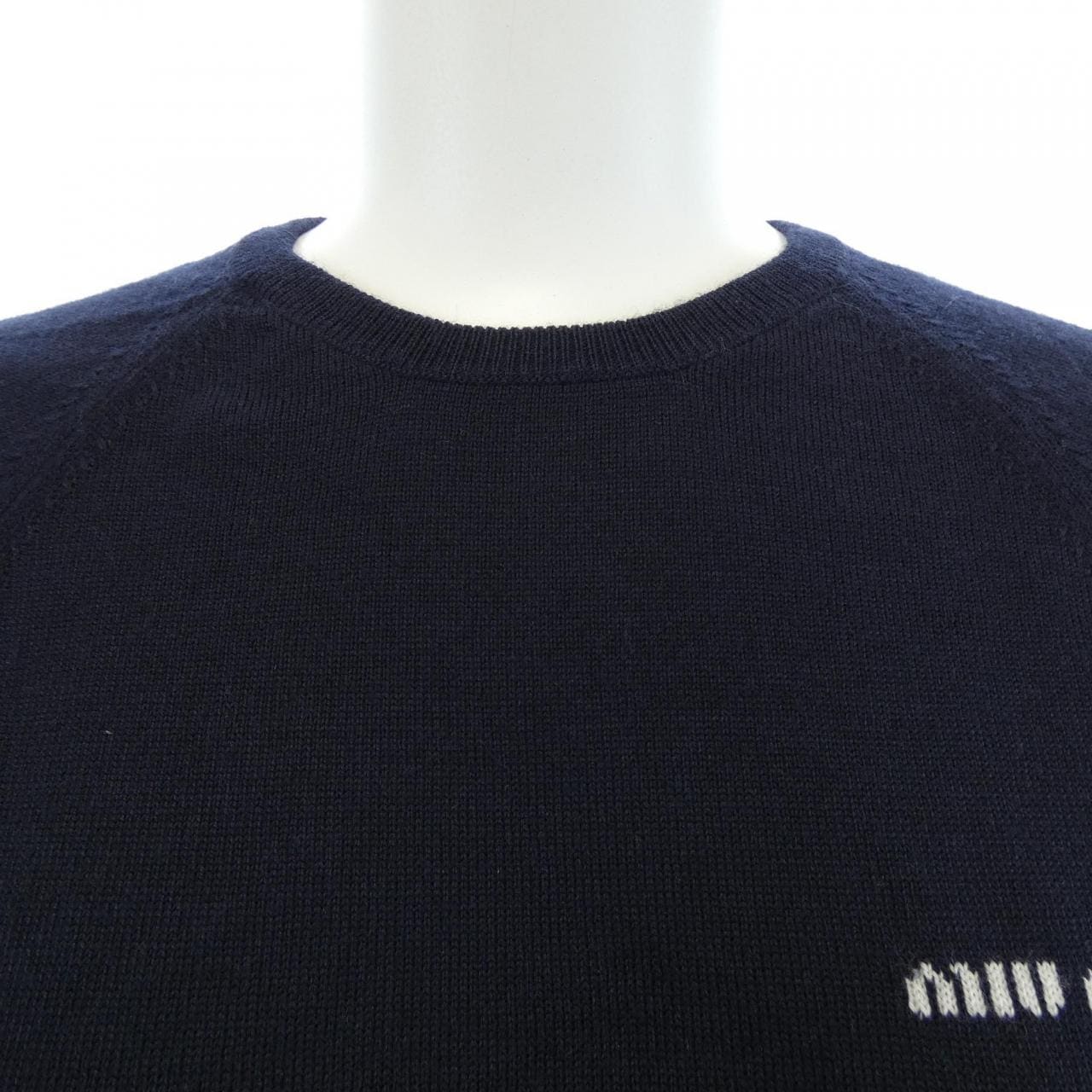 ミュウミュウ MIU MIU MIUMIUロゴ MMLA63 SOOO 16WJ ニット