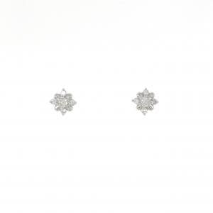 PT900 ダイヤモンド ピアス 0.10CT