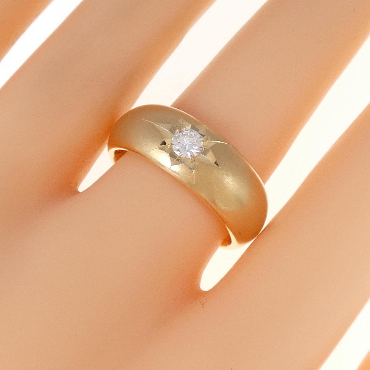 K18YG ダイヤモンド リング 0.20CT