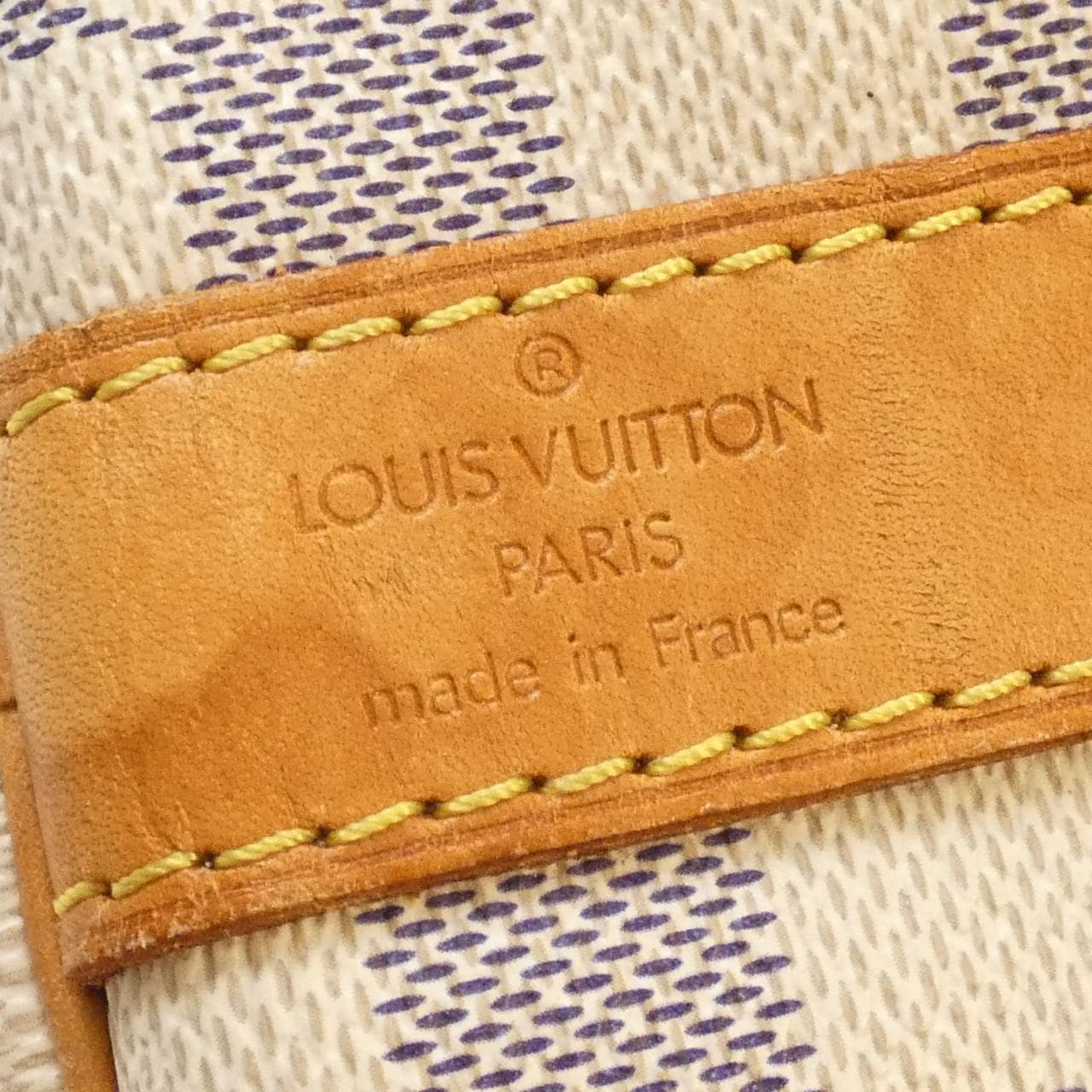 LOUIS VUITTON Damier Azur Keepall Bandouliere 55 厘米 N41429 波士顿包