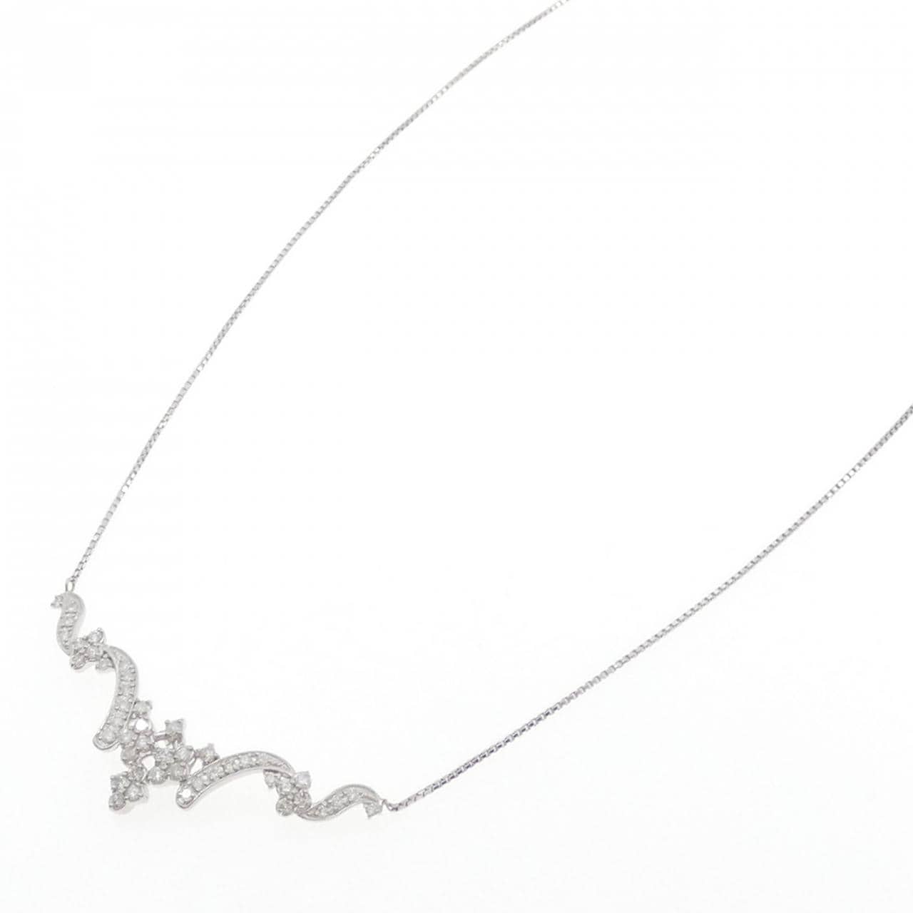 PT900/PT850 ダイヤモンド ネックレス 0.50CT