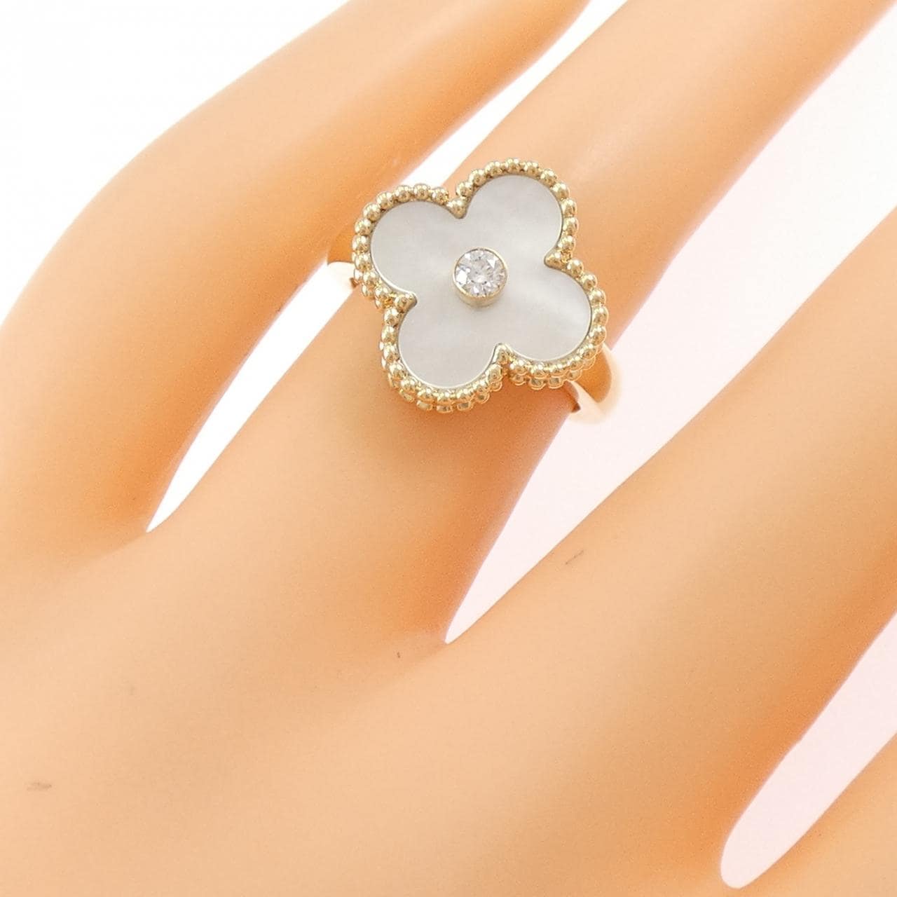 ヴァンクリーフ&アーペル ヴィンテージアルハンブラ リング