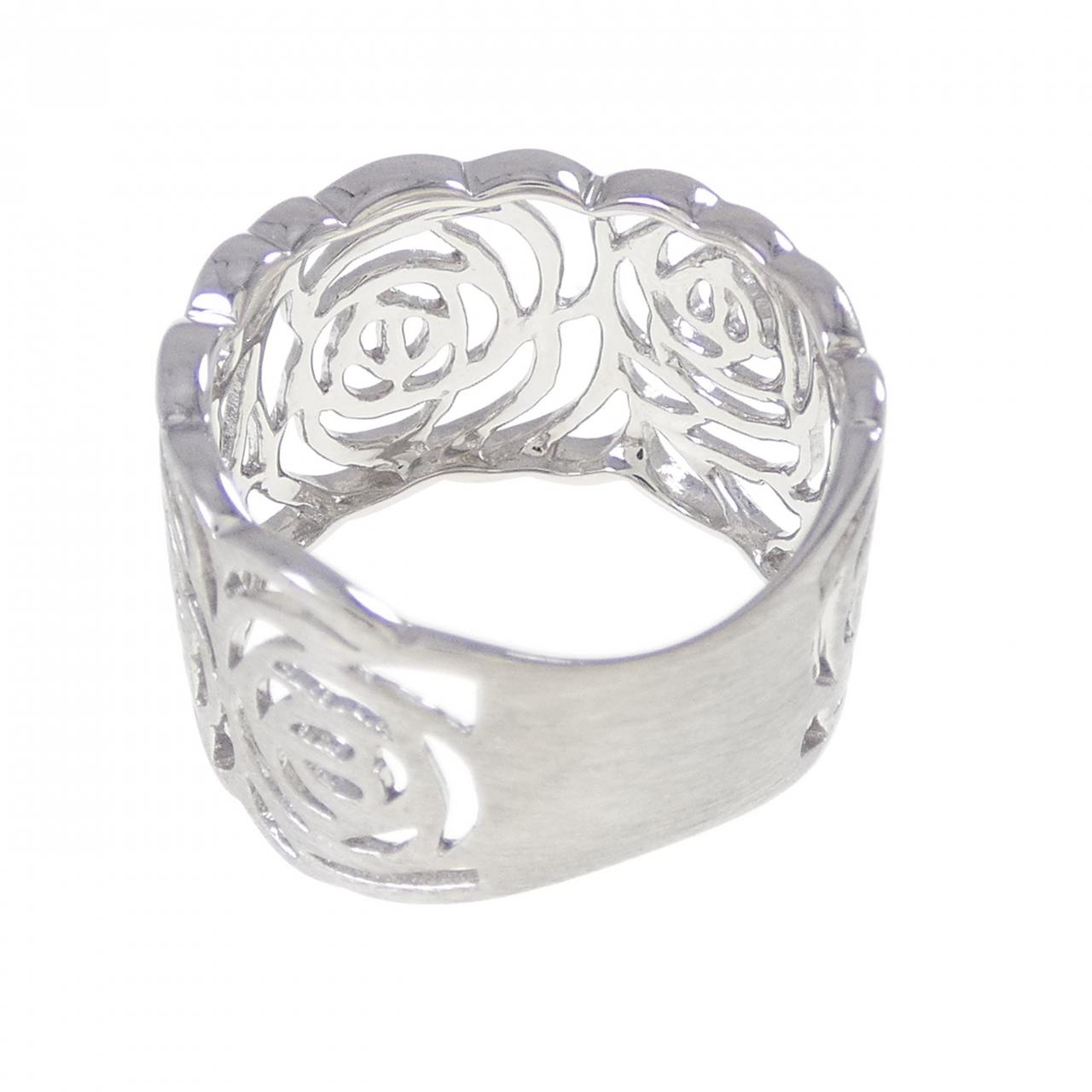 K18WG ローズ リング