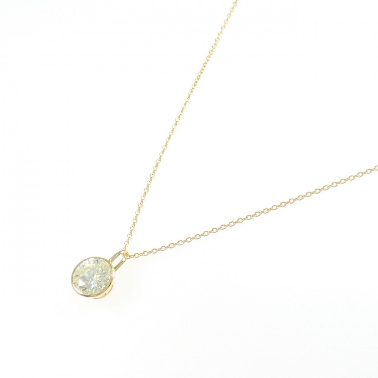 【リメイク】K18YG ダイヤモンド ネックレス 2.023CT LY I1 Good