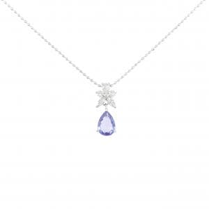 K18WG タンザナイト ネックレス 0.60CT