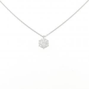 【リメイク】PT900/PT850 ダイヤモンド ネックレス 1.077CT D I1 Good