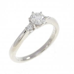 PT950 ダイヤモンド リング 0.329CT G VVS2 3EXT