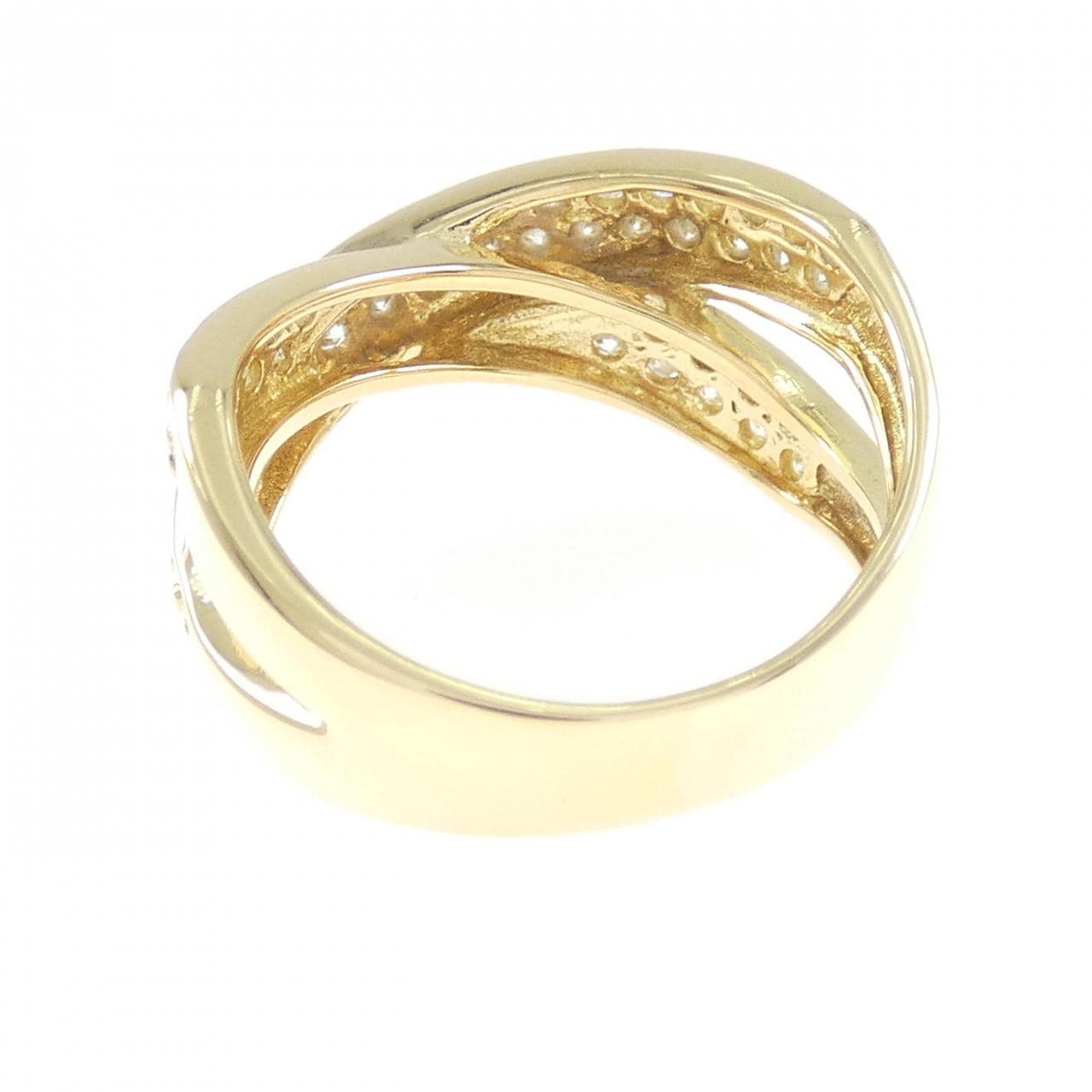 K18YG ダイヤモンド リング 0.50