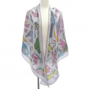 エルメス HERMES 千と一のウサギ H364007S トライアングルジェアン ショール