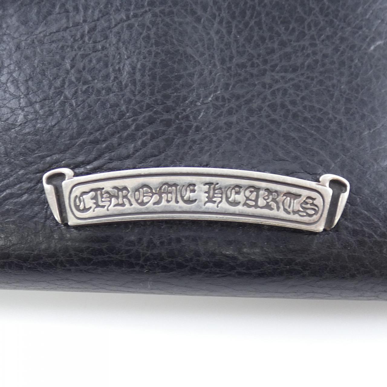 クロムハーツ CHROME HEARTS WAVE MINI CROSS CH SCROLL LABEL 302166386A06XXX280 WALLET