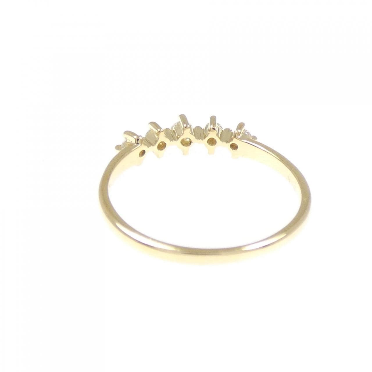 K18YG ダイヤモンド ピンキー リング 0.07CT