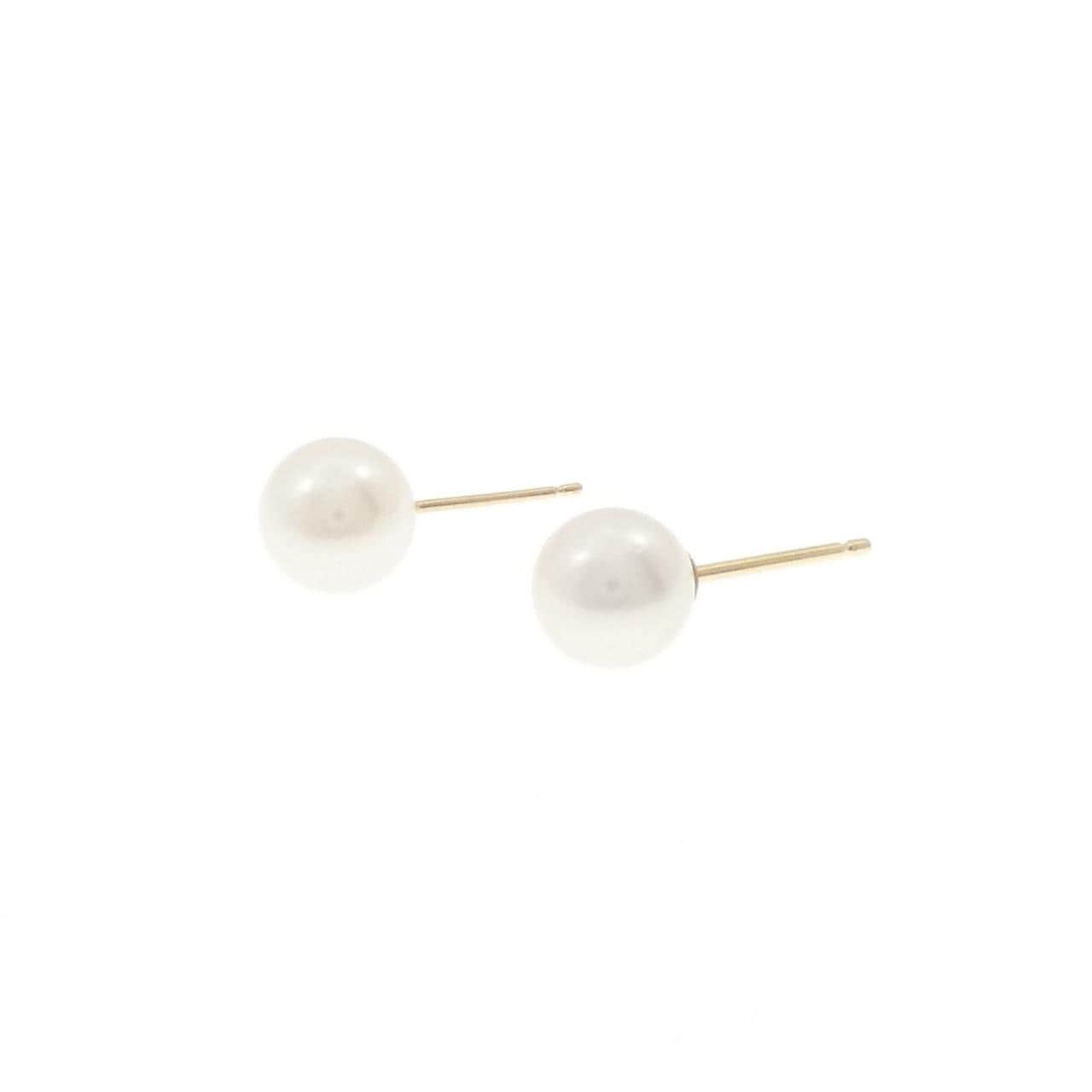 K18YG アコヤパール ピアス 6.5mm