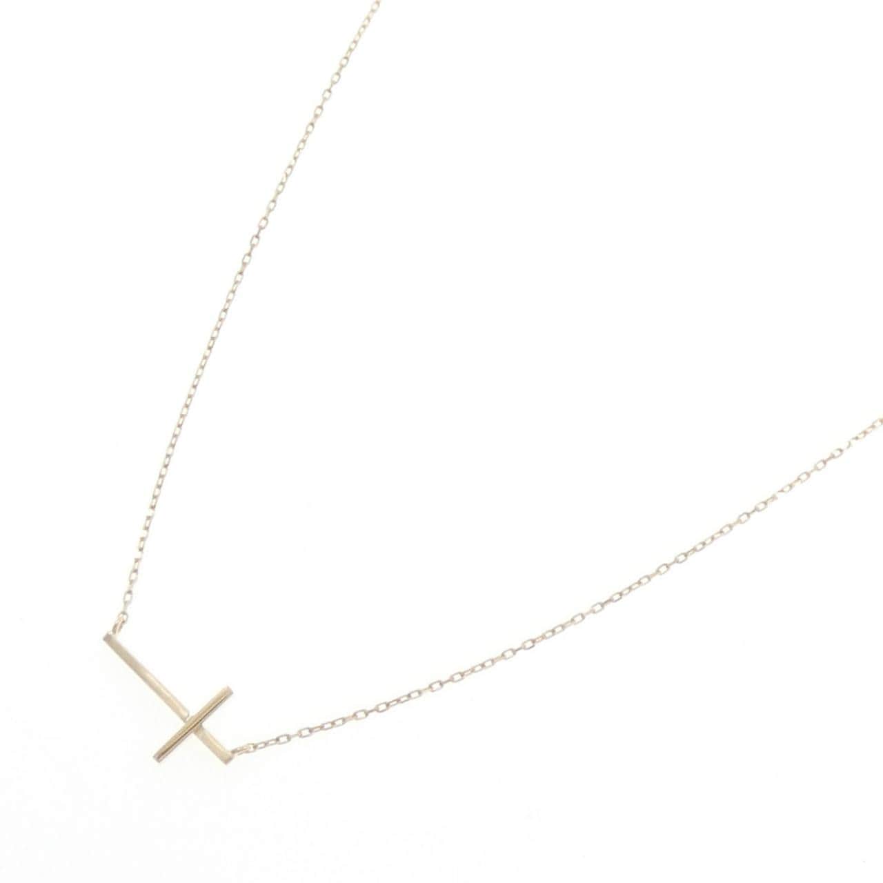 ジュエッテ K10YG クロス ネックレス