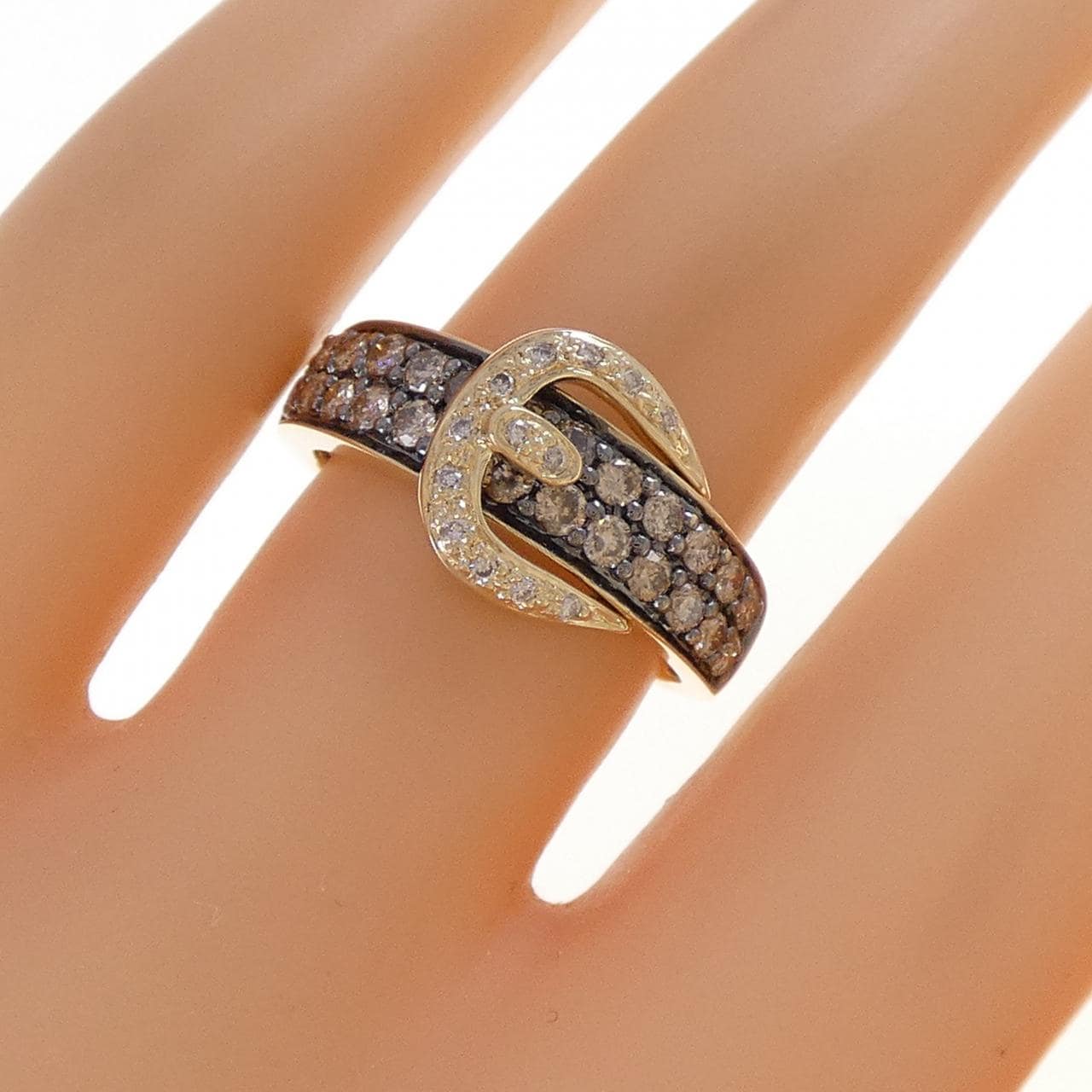 14KTTG/14KTBG ダイヤモンド リング 0.308CT