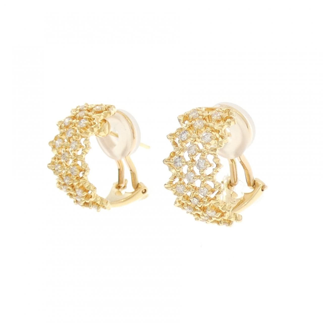 K18YG ダイヤモンド ピアス/イヤリング 0.60CT