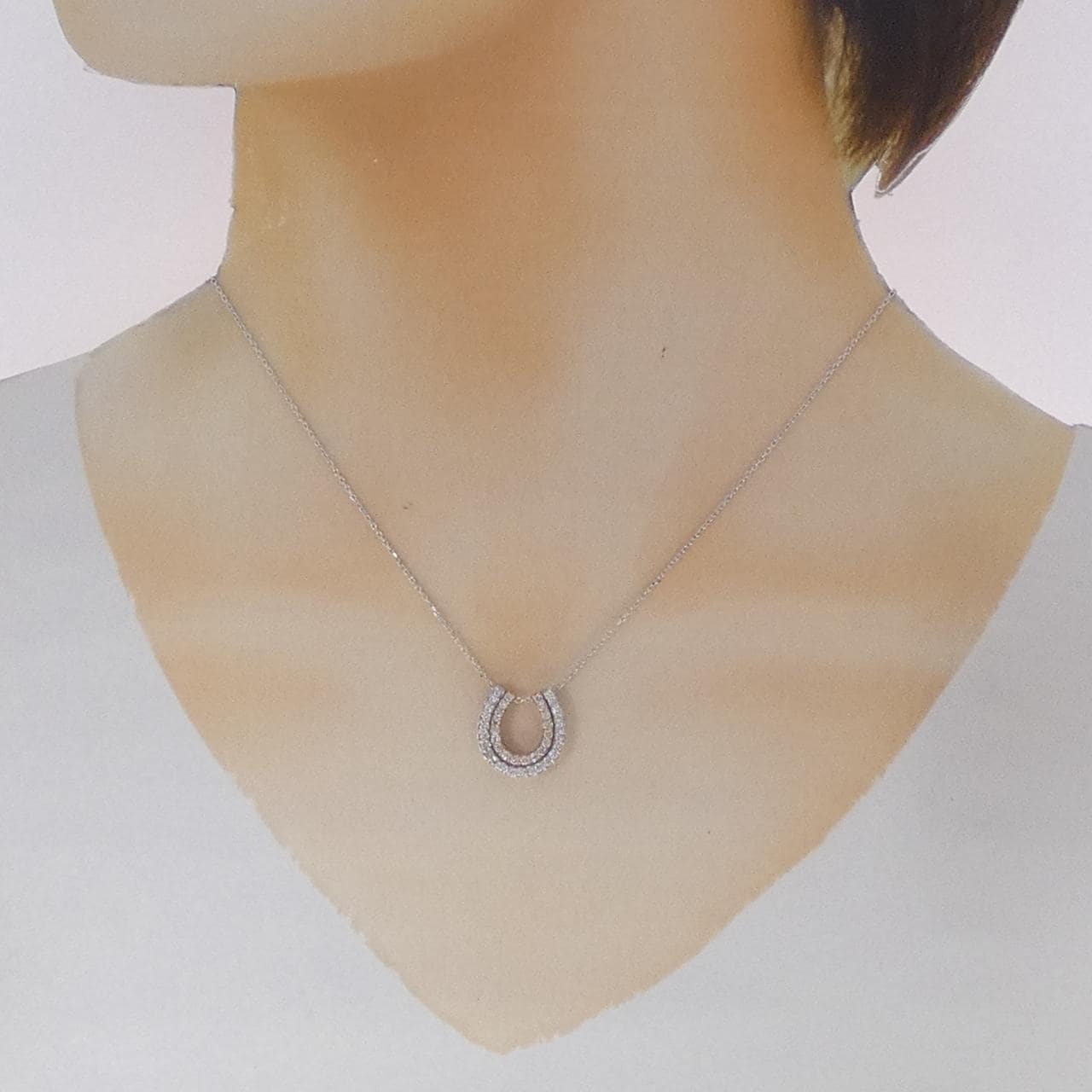 K18WG/K18PG 2WAY ダイヤモンド ネックレス 0.50CT