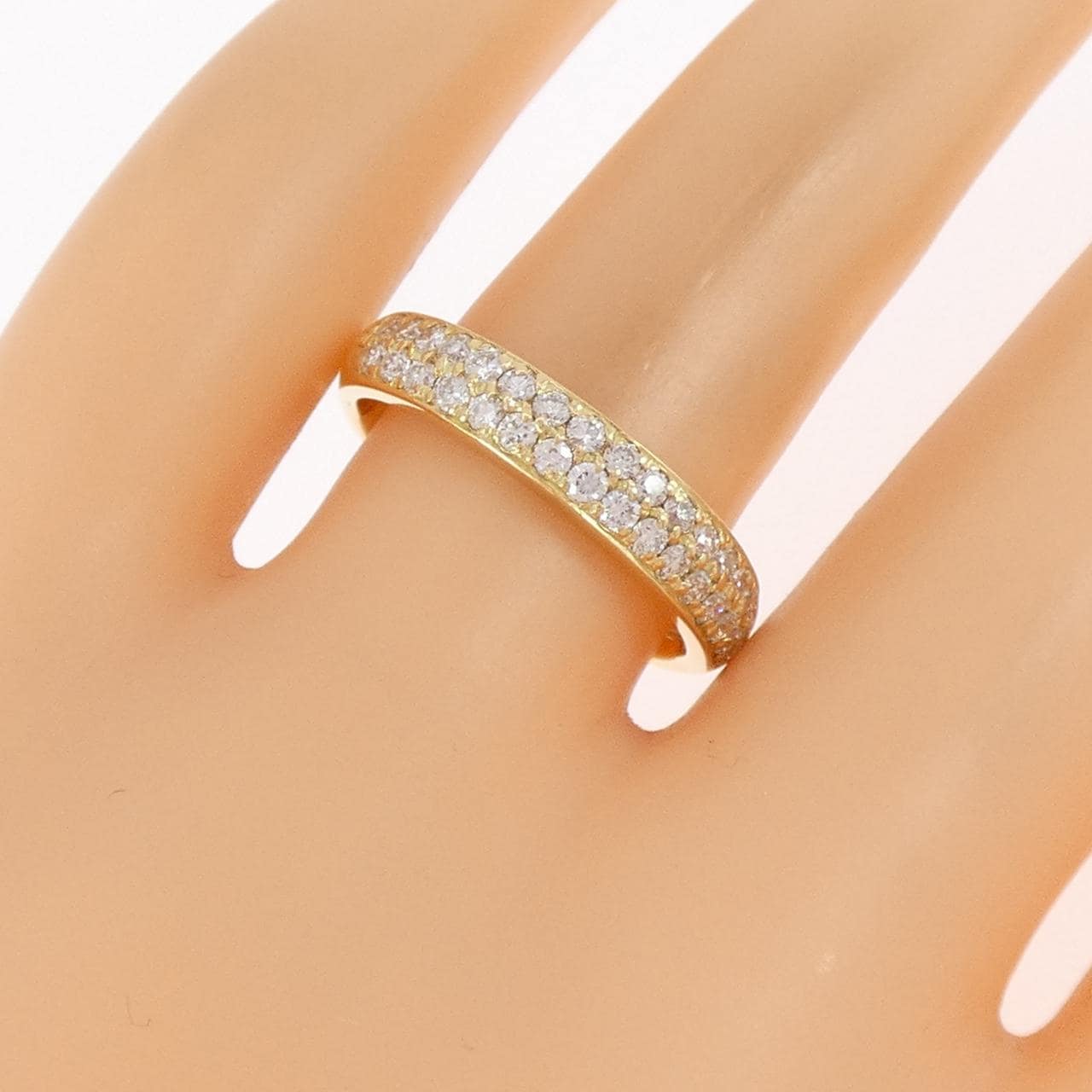 K18YG ダイヤモンド リング 0.60CT