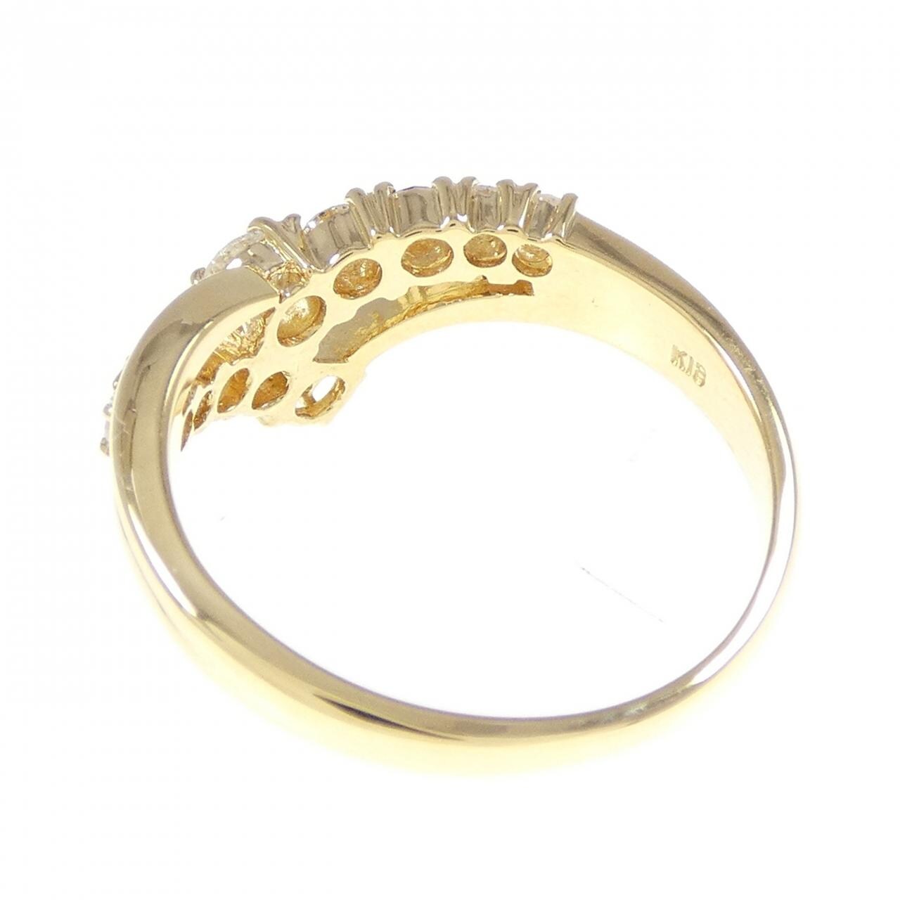 K18YG ダイヤモンド リング 0.50CT