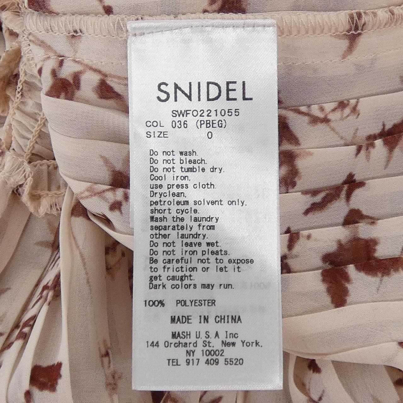 スナイデル Snidel ワンピース