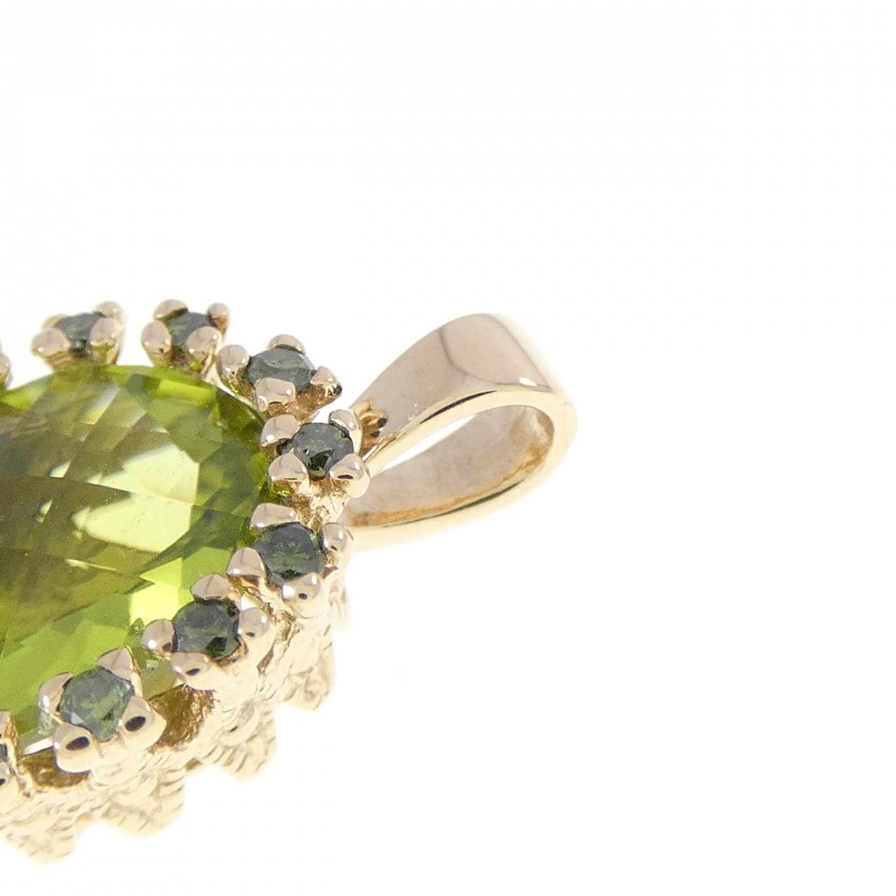 14KYG ペリドット ペンダント