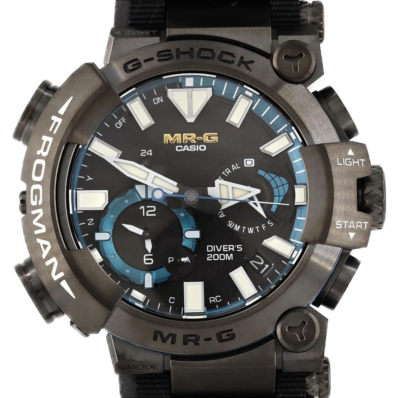 カシオ G-SHOCK･MR-G･フロッグマン 電波時計 MRG-BF1000R-1AJR TI ソーラークォーツ