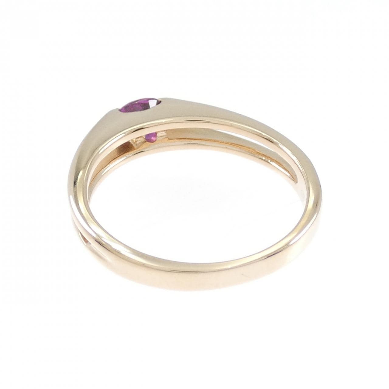 K18PG ガーネット リング