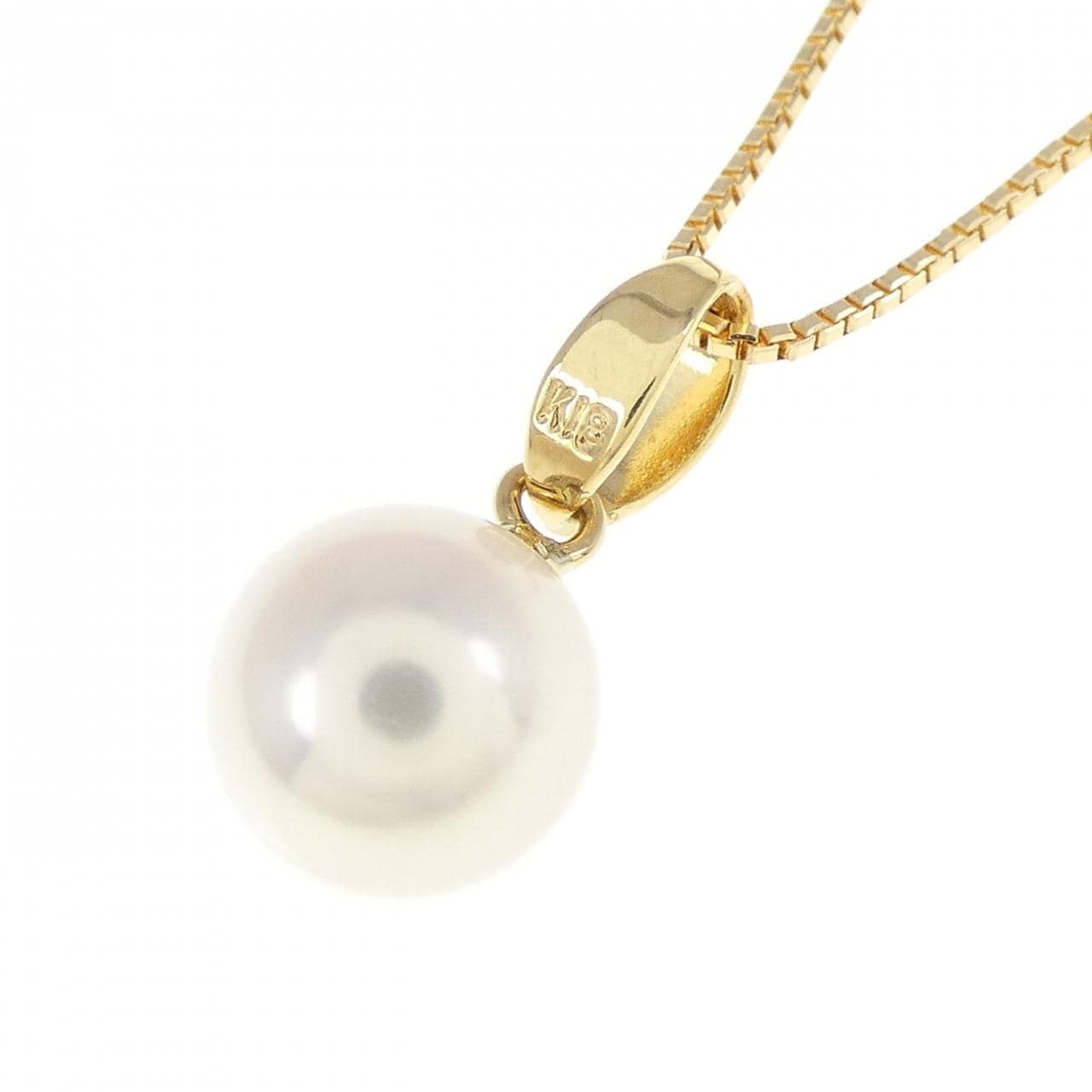 K18YG Akoya pearl necklace 7mm