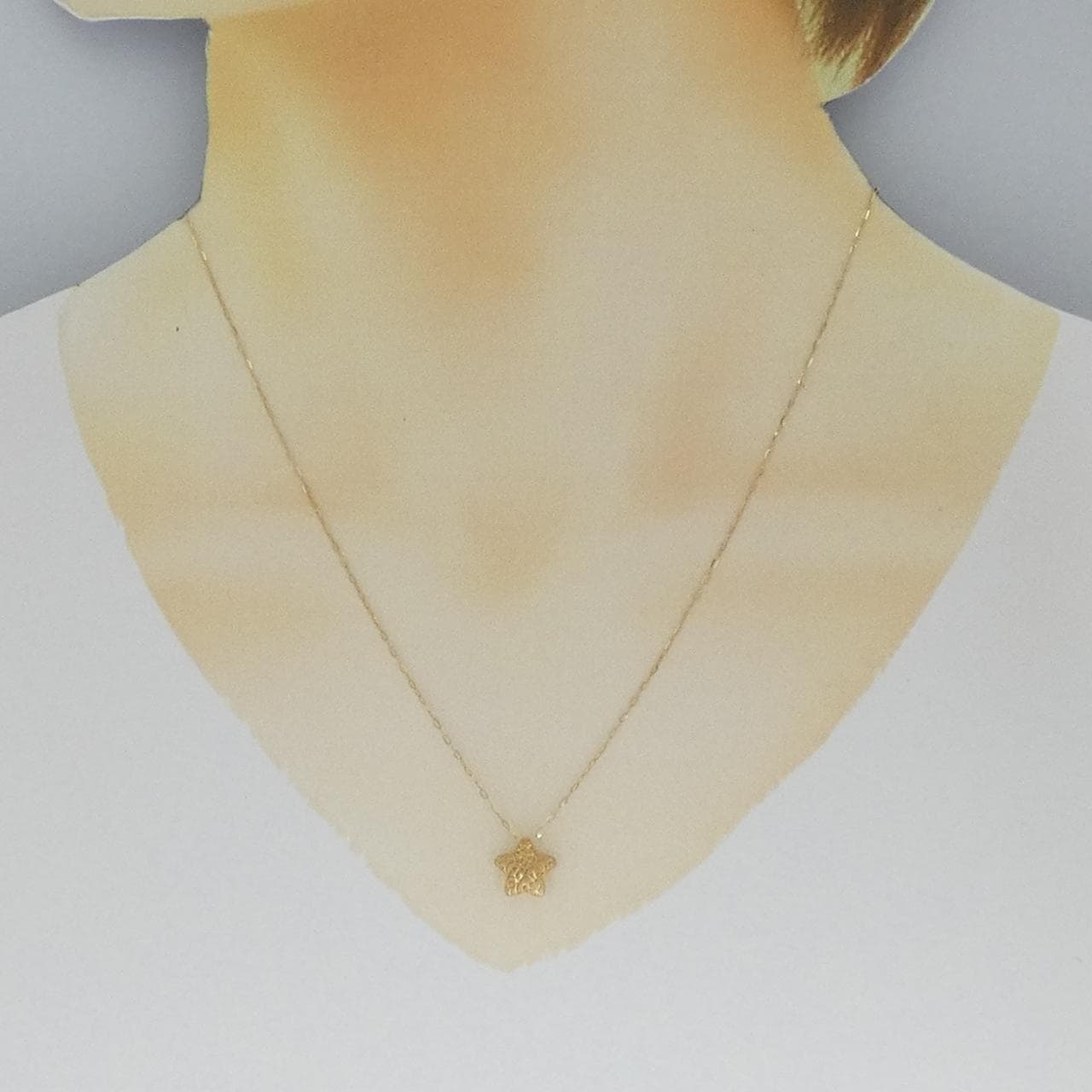 K18YG Star Necklace