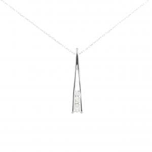 K18WG ダイヤモンド ネックレス 0.17CT