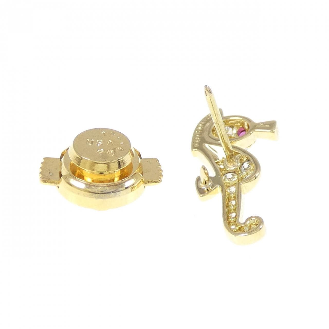 チャー ルビー ブローチ 0.03CT