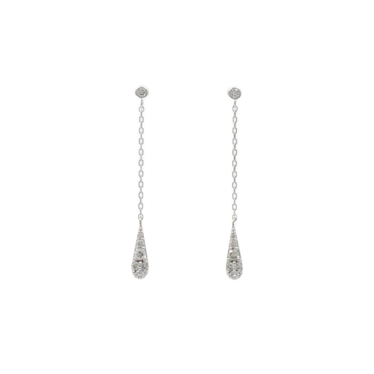 ポンテヴェキオ ダイヤモンド ピアス 0.18CT