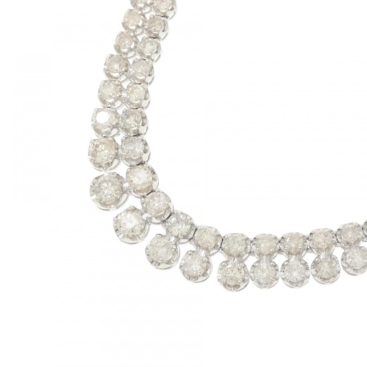 PT850 ダイヤモンド ネックレス 10.00CT