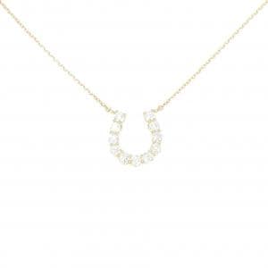 [BRAND NEW] K18YG Diamond Necklace 1.003CT E VS1-SI1 VG-GOOD